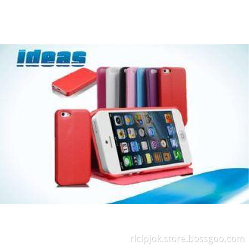 Goatskin Red Apple iPhone Mini Leather Case and Cover With